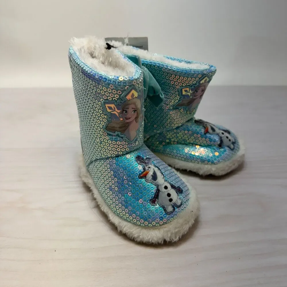 Frozen Toddler Girls Slipper Bootie Size: 5/6 New with Tags w/Free shipping NWT‎